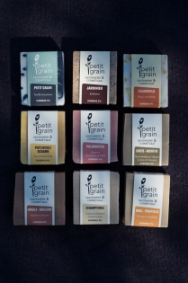 Petit Grain Petit grain
Savonnerie & cosmétique
étiquette gamme savons